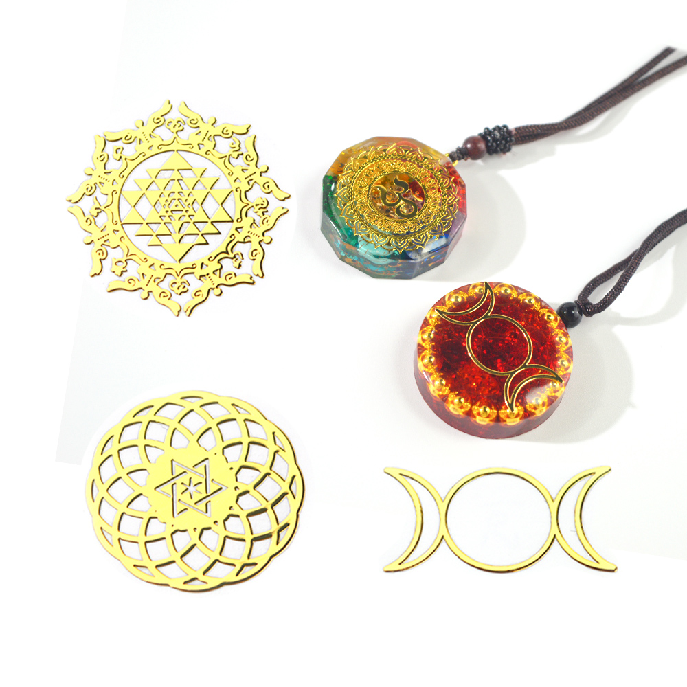 Resin Crafts Diy - JF068 Tháp Mới Kim Loại Orgonite