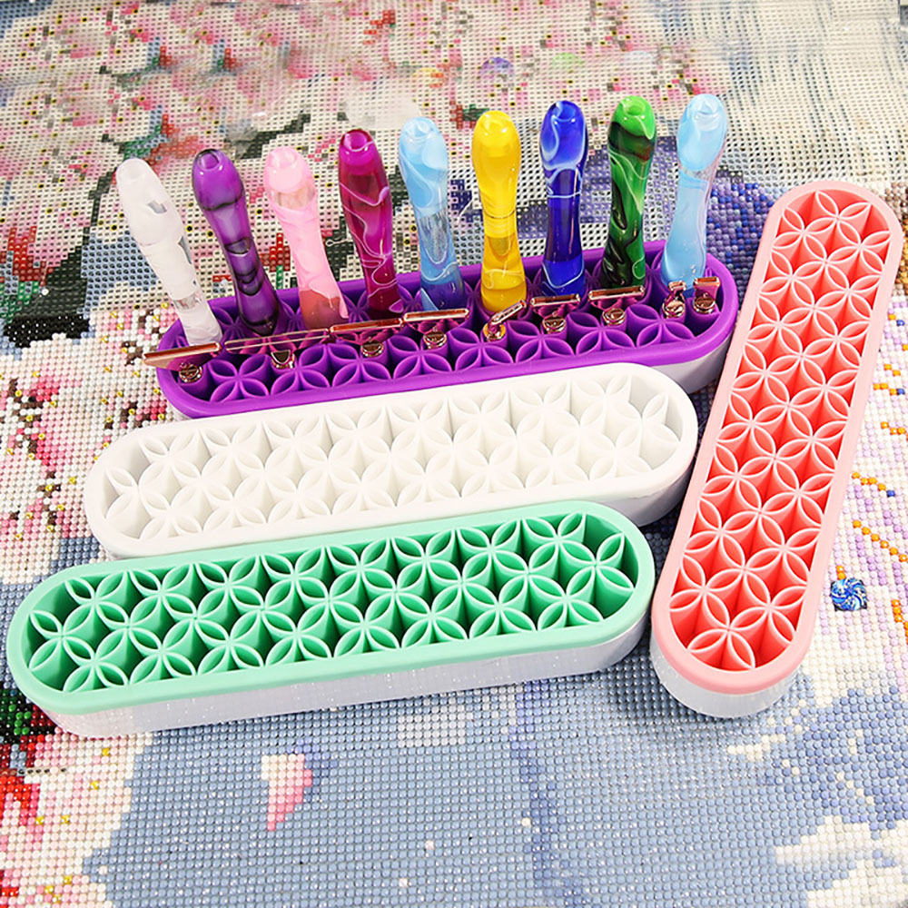 Resin Craft Supplies - Silicone Pen Holder for Diamond Painting