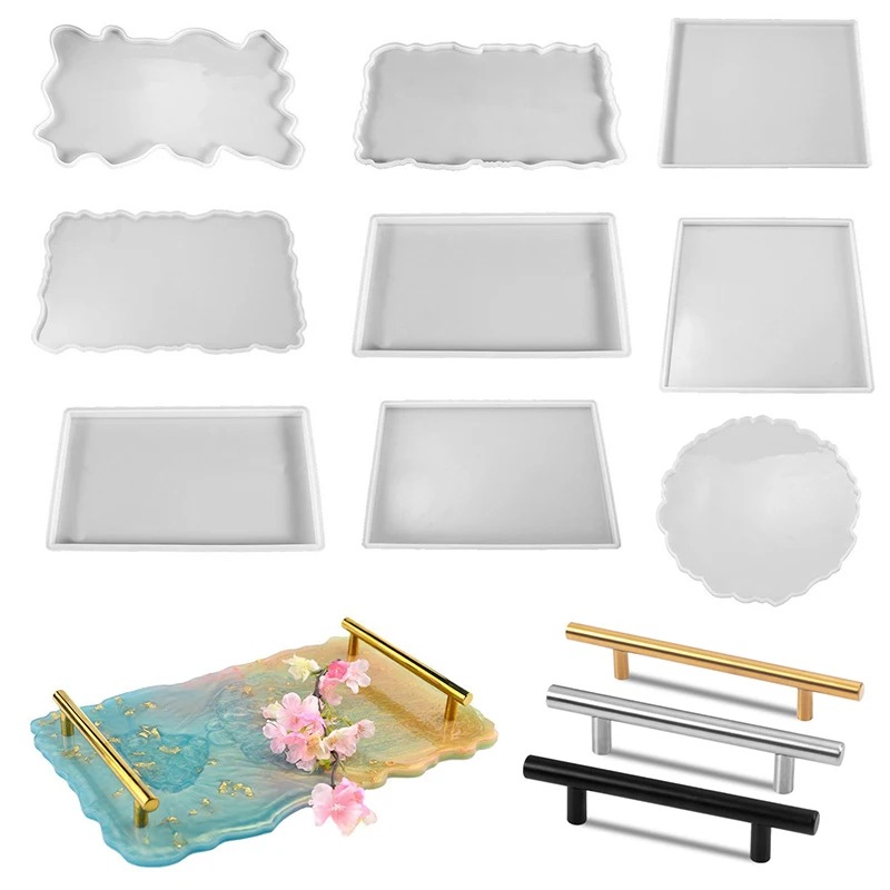 Resin Craft Material - Tray Epoxy Resin Silicone Mold DIY
