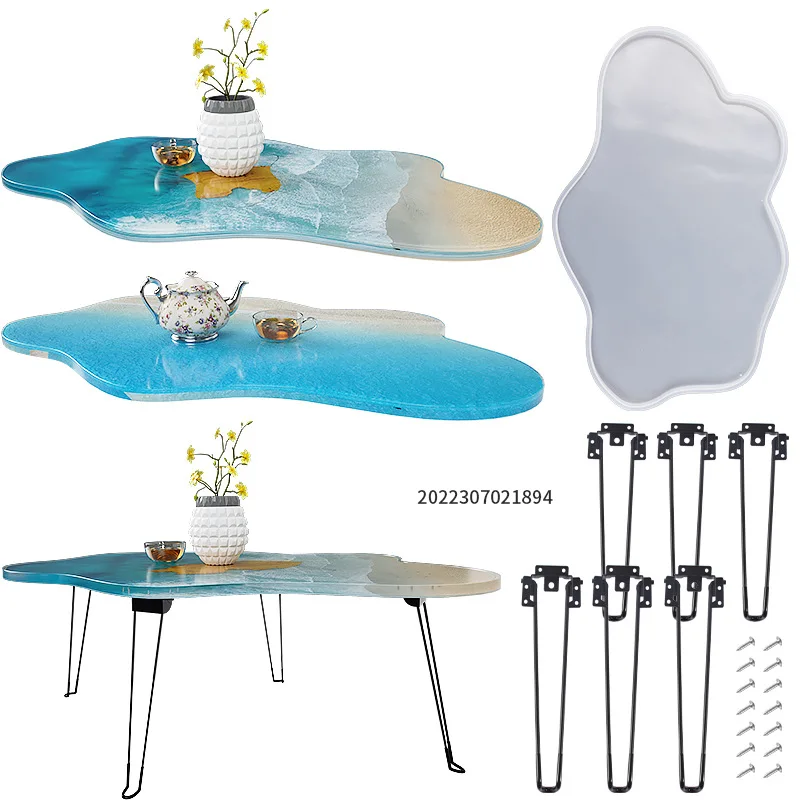Resin Ocean Wave Mold - Lớn 61Cm Không Đều Khay Nhựa
