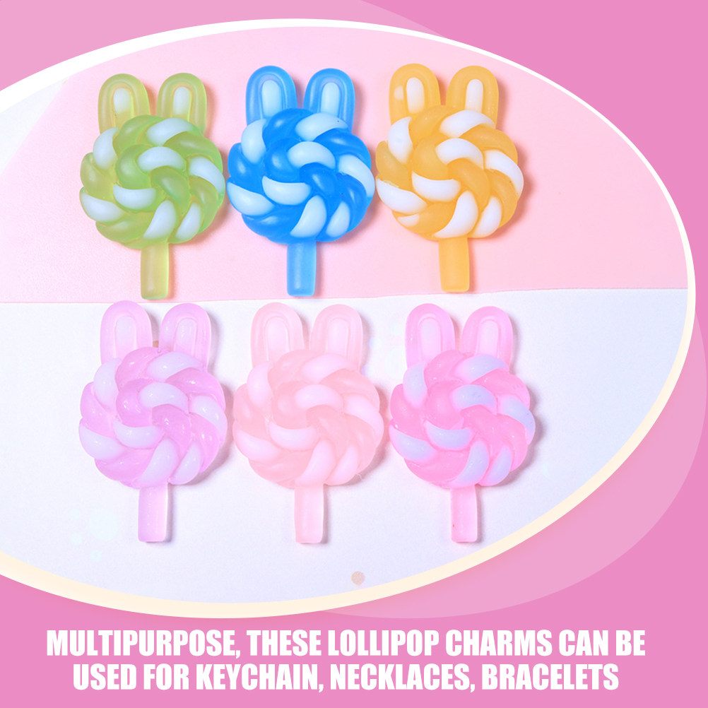 24Pcs Cute Cartoon Lollipop Ch - đánh giá và giá Resin Craft Material