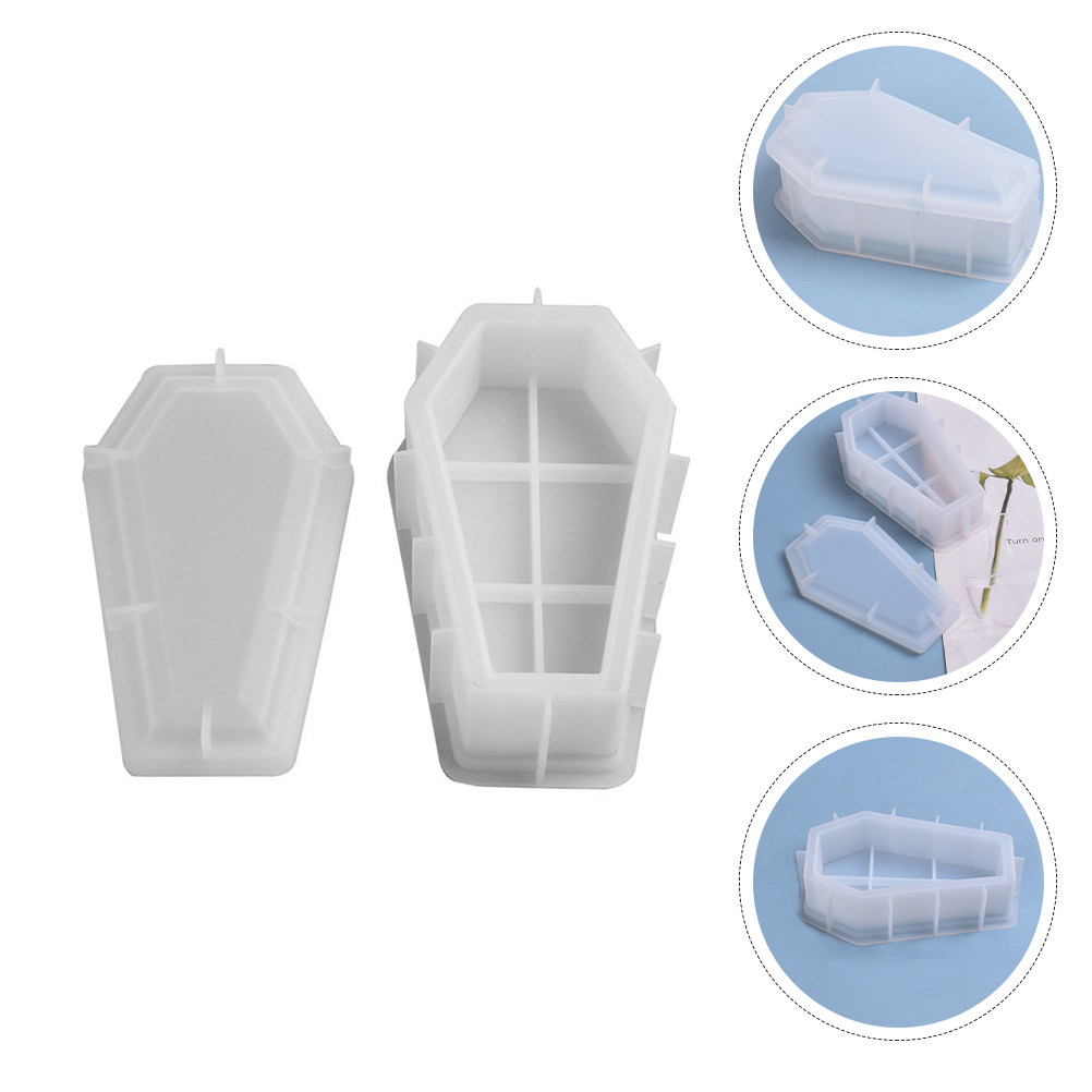 1Set Coffin Mold Tray Premium  - đánh giá và giá Silicone Mold Tray