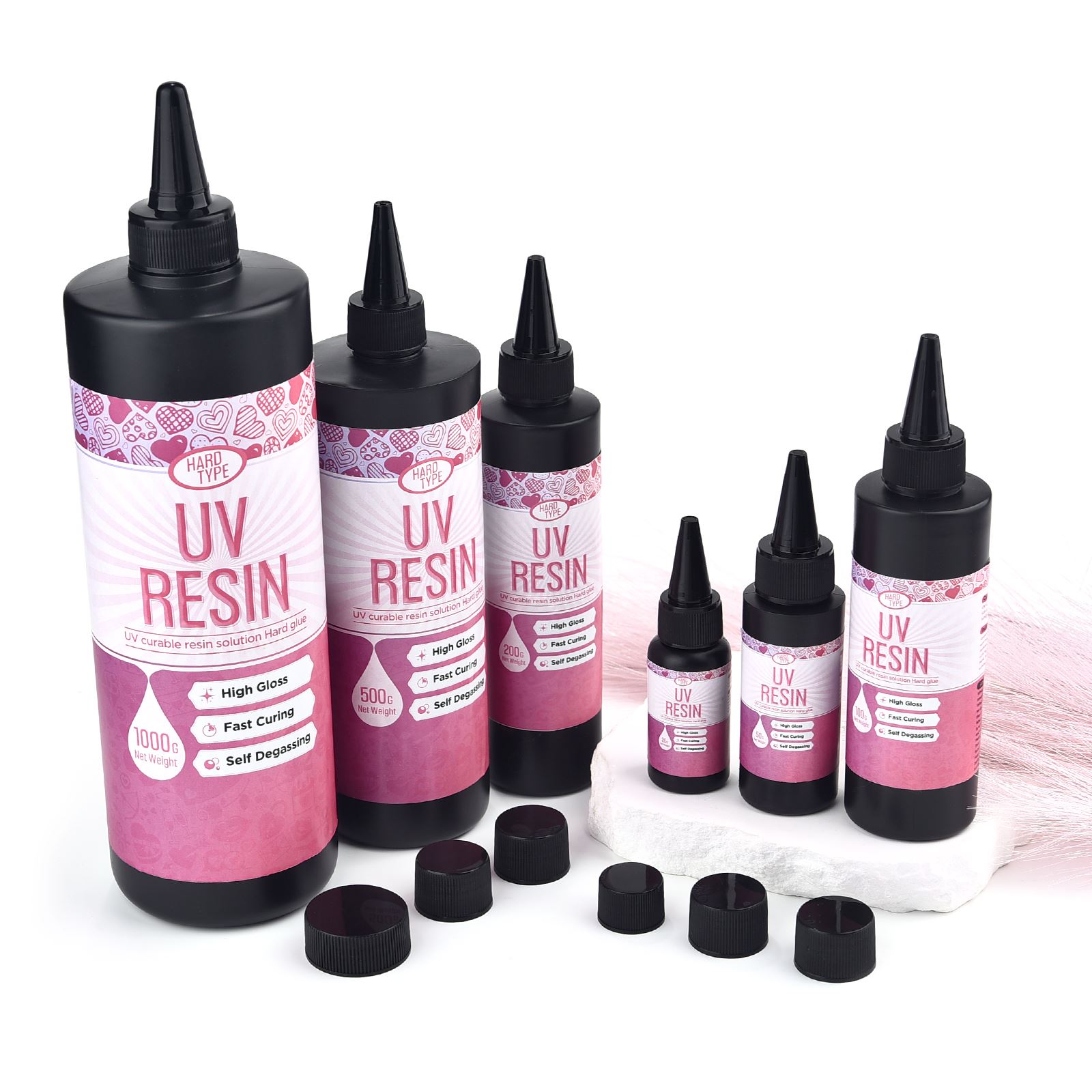 20-1000g High Transparent Quic - đánh giá và giá Epoxy Uv Resin Kit