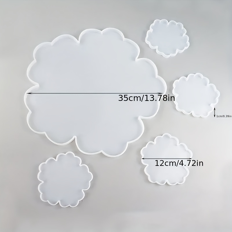 5pcs Mirror Large Flower Small - đánh giá và giá Flower Preservation Resin