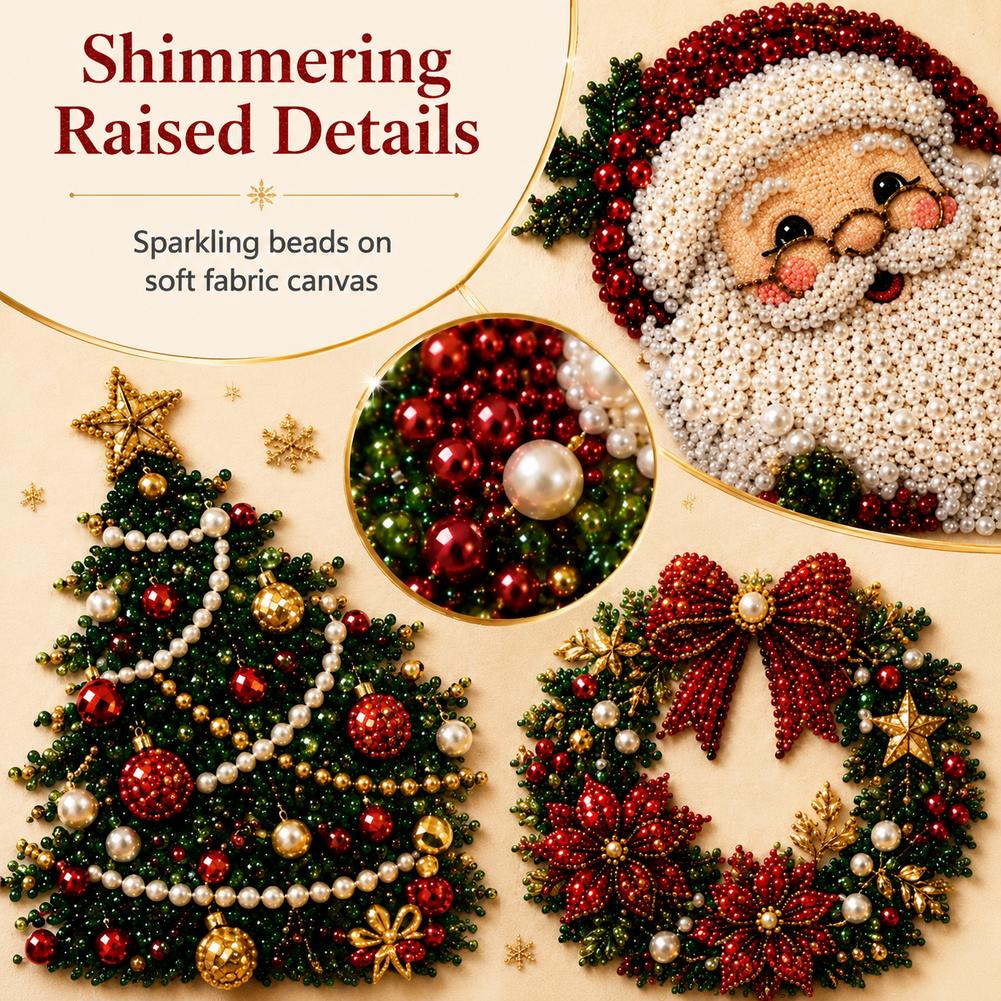 Christmas Santa Claus Pearl Ar - đánh giá và giá Resin Craft Kit