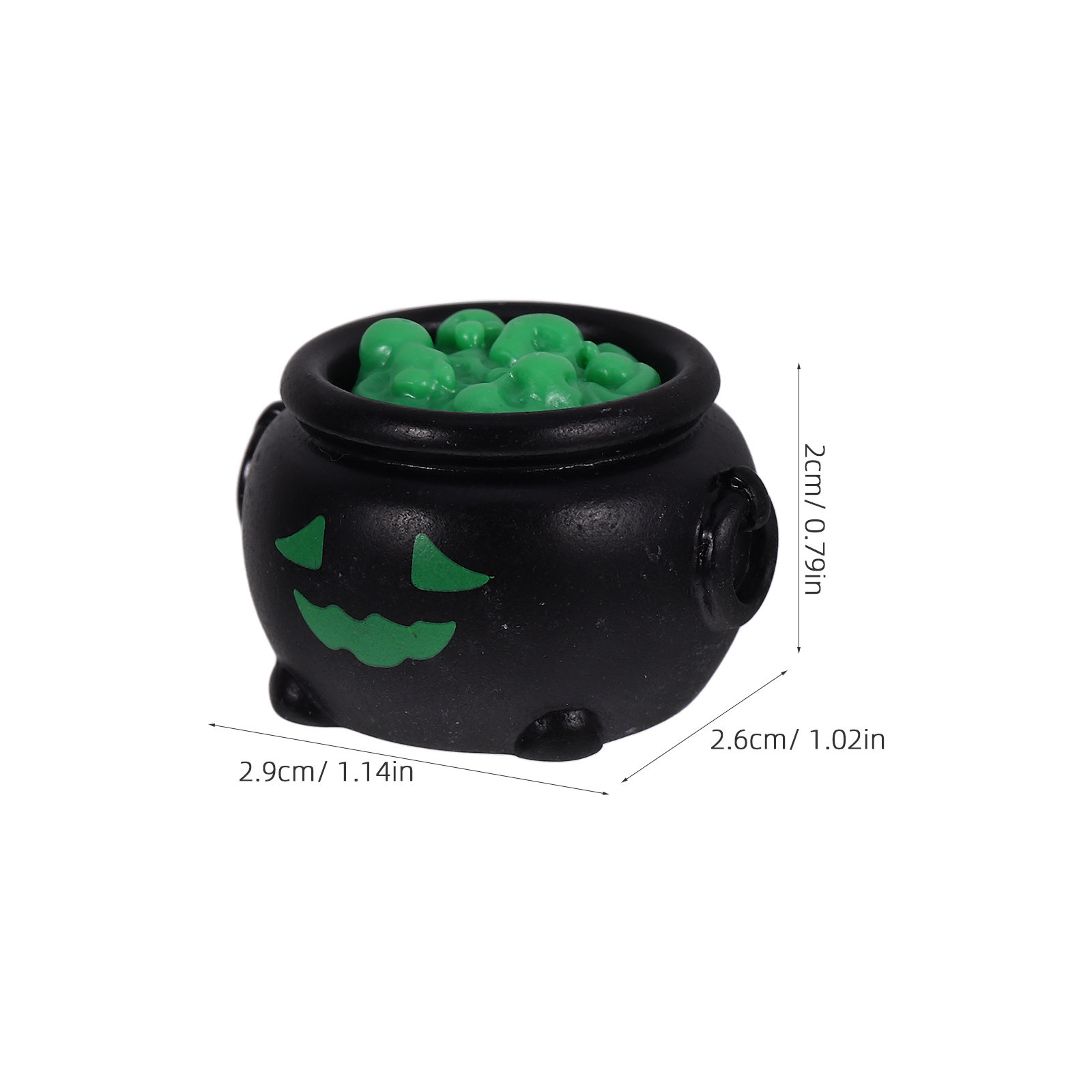 10Pcs Miniature Witch Cauldron - đánh giá và giá Resin Crafts