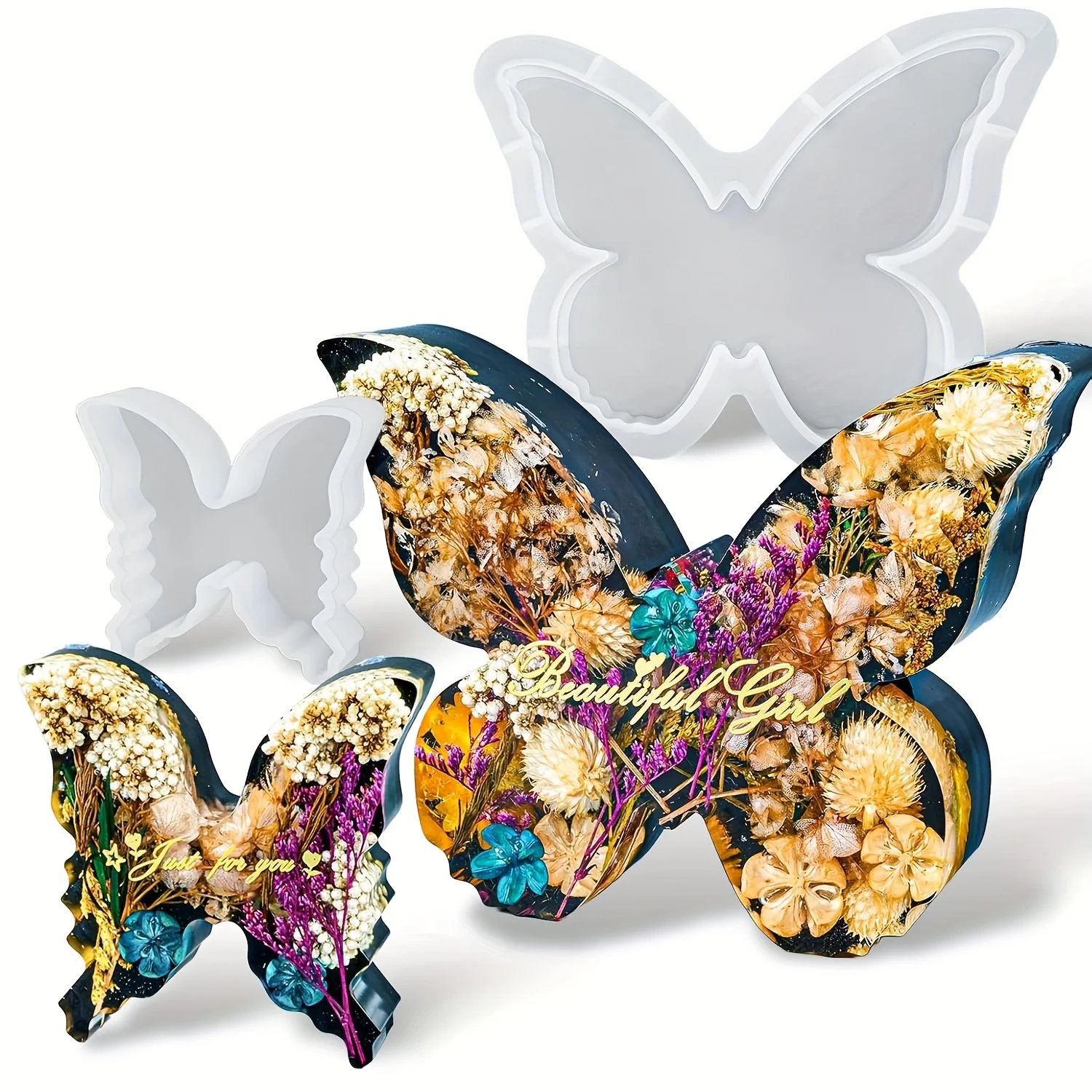 Two sizes of butterfly resin m - đánh giá và giá Flower Preservation Resin