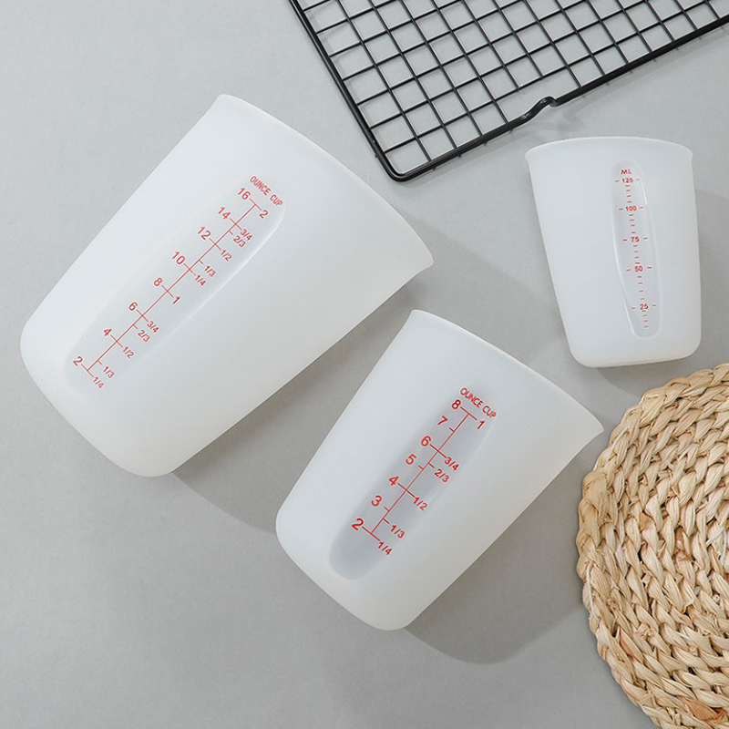 125/250/500ml Silicone Measuri - đánh giá và giá Mixing Cup Silicone