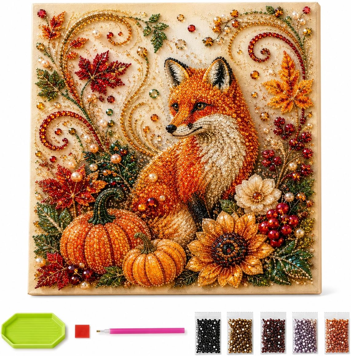 Autumn Diamond Pearl Painting  - đánh giá và giá Resin Craft Kit