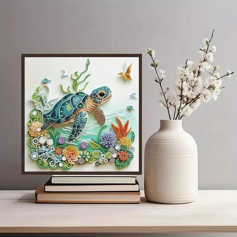 Sea Turtle Animal Diamond Pain - đánh giá và giá Resin Craft Kit