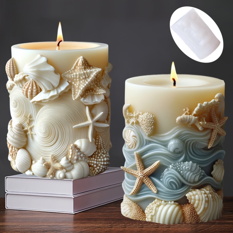 DIY Ocean style relief cylindr - đánh giá và giá Resin Ocean Wave Mold