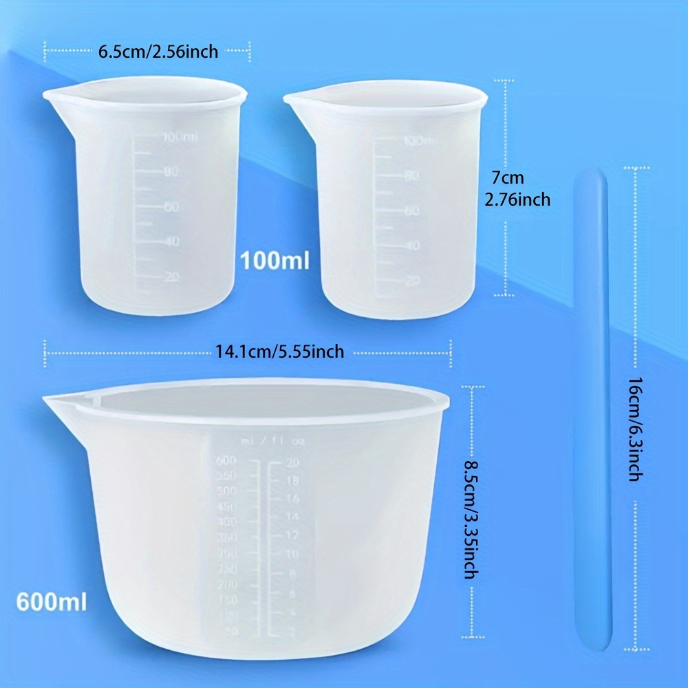 Silicone Measuring Cups, Resin - đánh giá và giá Mixing Cup Silicone
