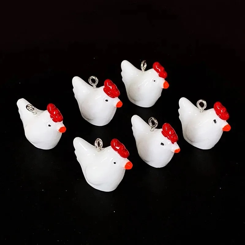 10Pcs Cute Mini 3D Chicken Res - đánh giá và giá Resin Craft Supplies