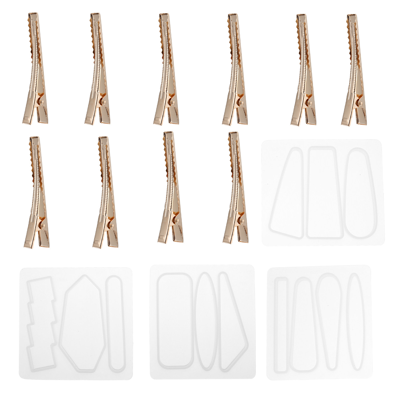 14Pcs Hairpin Silicone Mold Re - đánh giá và giá Resin Crafts