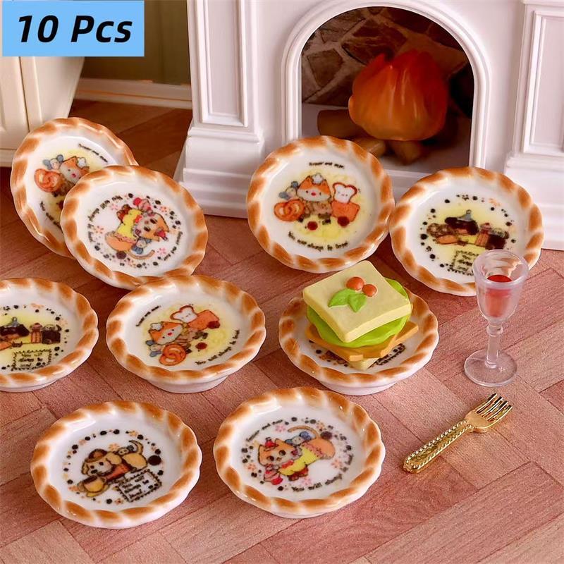 10Pcs/set Dollhouse Miniature  - đánh giá và giá Resin Craft Kit