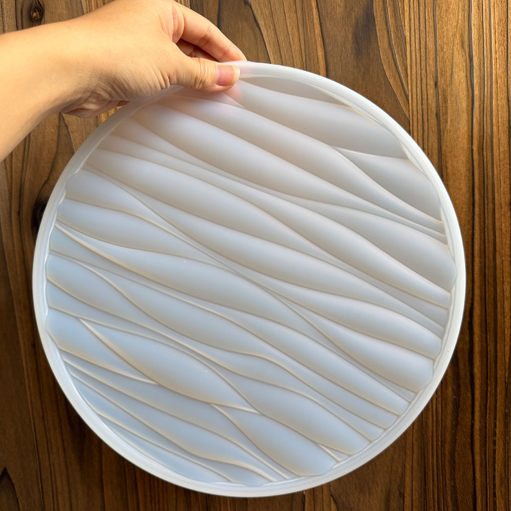 Large Round Tray Silicone Mold - đánh giá và giá Resin Craft Material