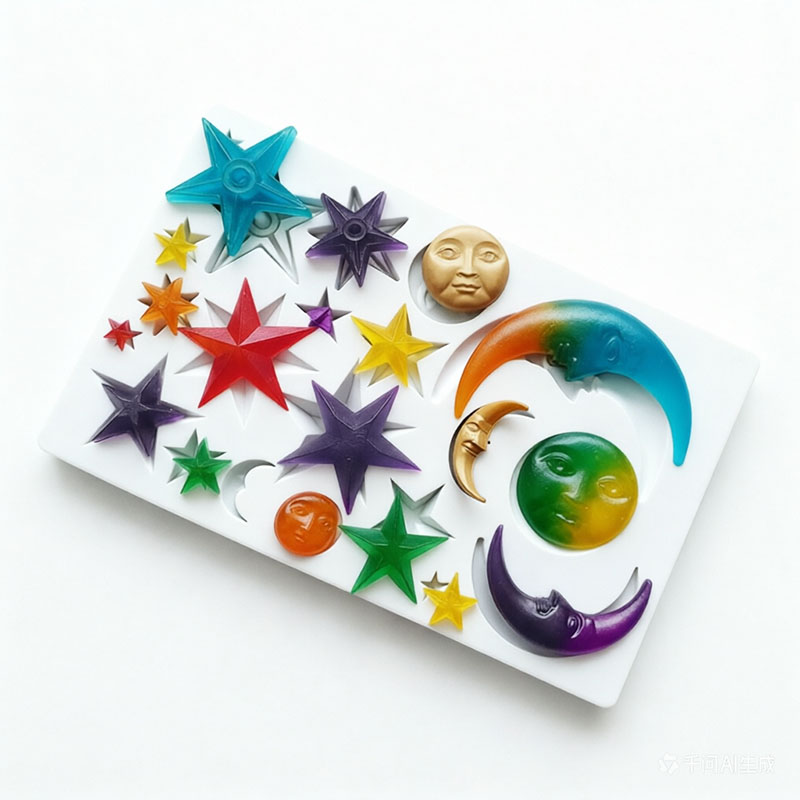 Sun Face Moon Stars Polymer Cl - đánh giá và giá Resin Craft Material