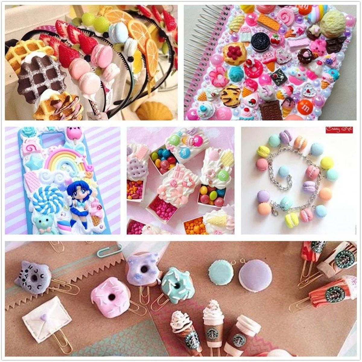 30pcs Random Candy Slime Charm - đánh giá và giá Resin Craft Kit