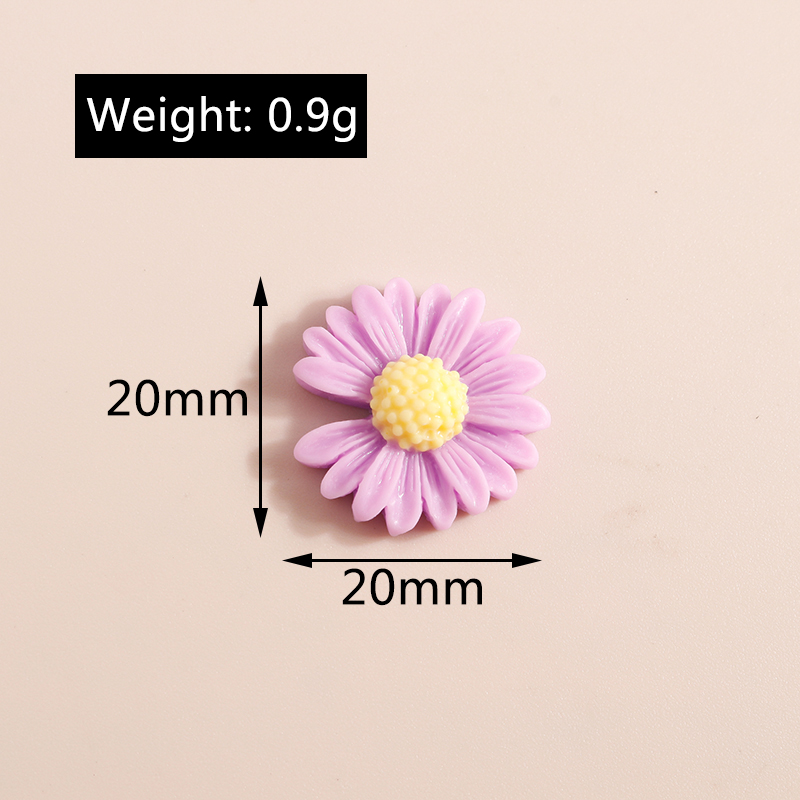 10pcs 20*20mm Kawaii Daisy Flo - đánh giá và giá Flower Preservation Resin