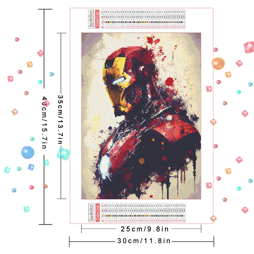Marvel DIY Diamond Painting Se - đánh giá và giá Resin Craft Kit