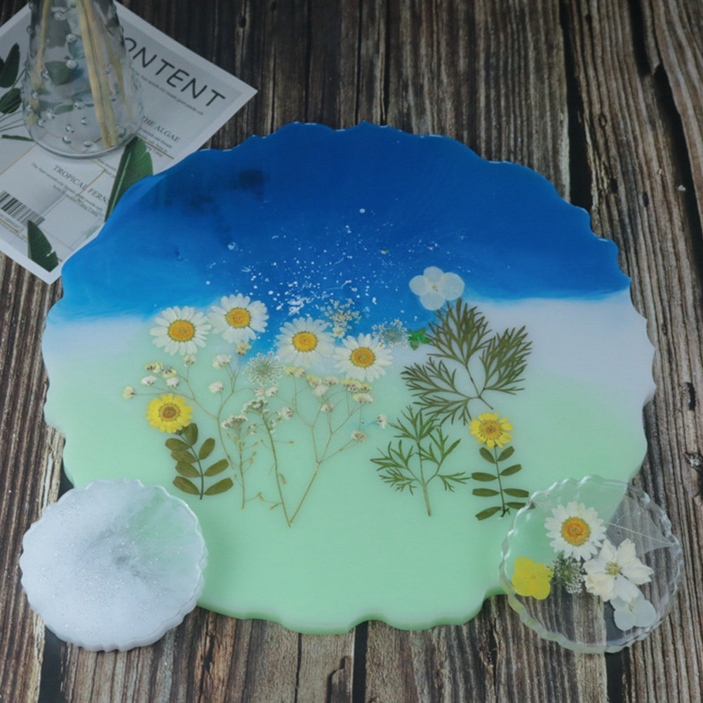 2Pcs Crystal Resin Silicone Tr - đánh giá và giá Silicone Mold Tray
