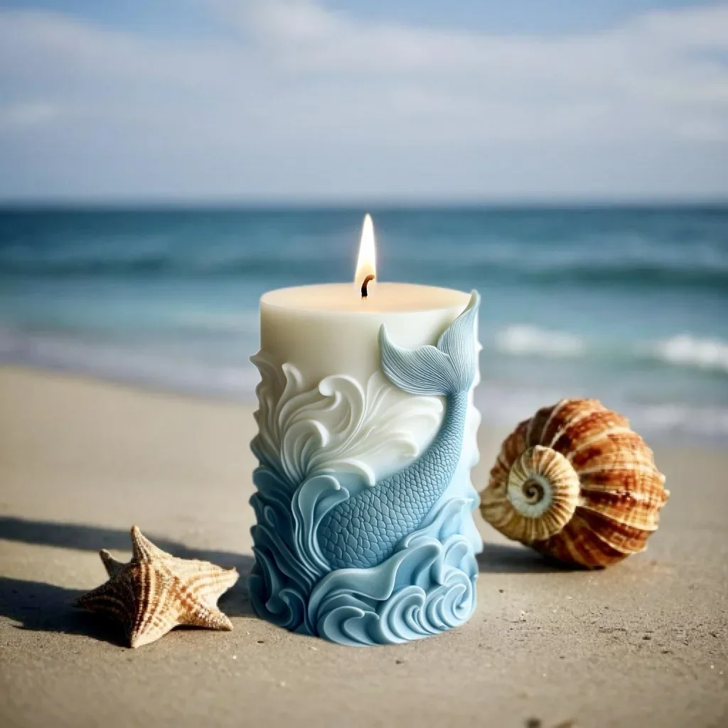 DIY ocean wave foam cylindrica - đánh giá và giá Resin Ocean Wave Mold