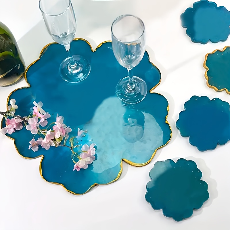 5pcs Mirror Large Flower Small - đánh giá và giá Flower Preservation Resin