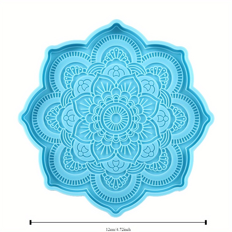 Mandala Coaster Silicone Mold  - đánh giá và giá Resin Craft Material