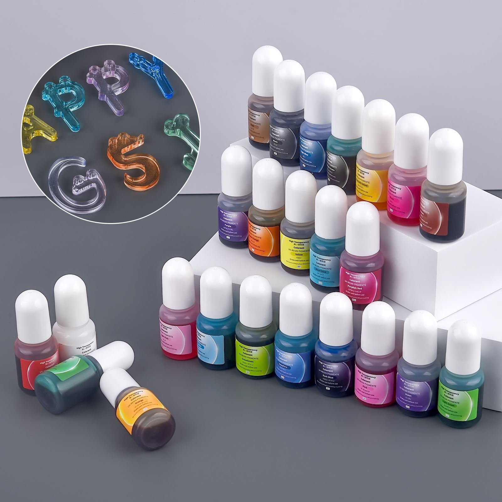 24Colors 5ml Epoxy Resin Pigme - đánh giá và giá Epoxy Uv Resin Kit