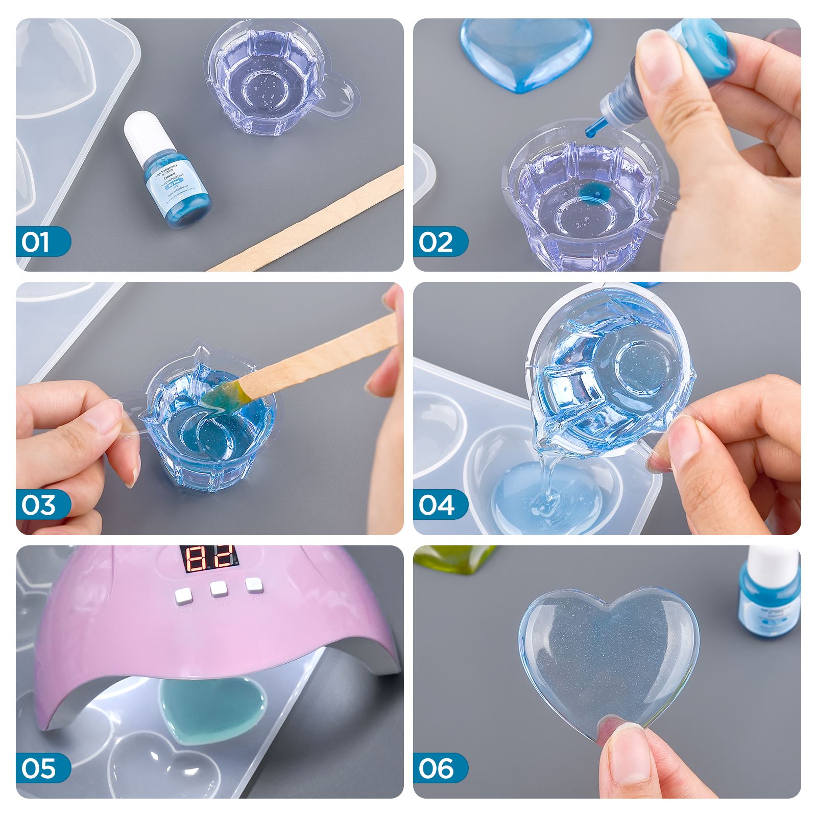 24Colors 5ml Epoxy Resin Pigme - đánh giá và giá Epoxy Uv Resin Kit