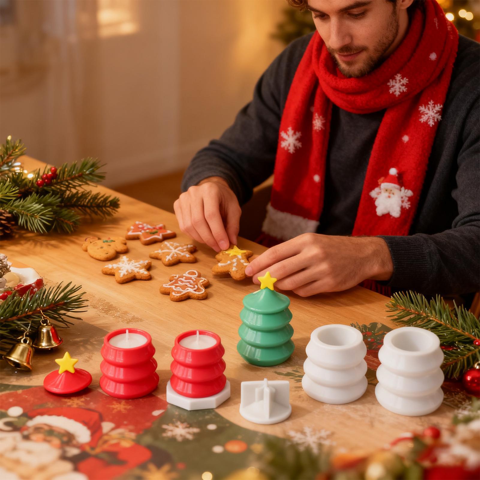 Christmas Tree Jar Mold DIY Si - đánh giá và giá Resin Craft Workshop