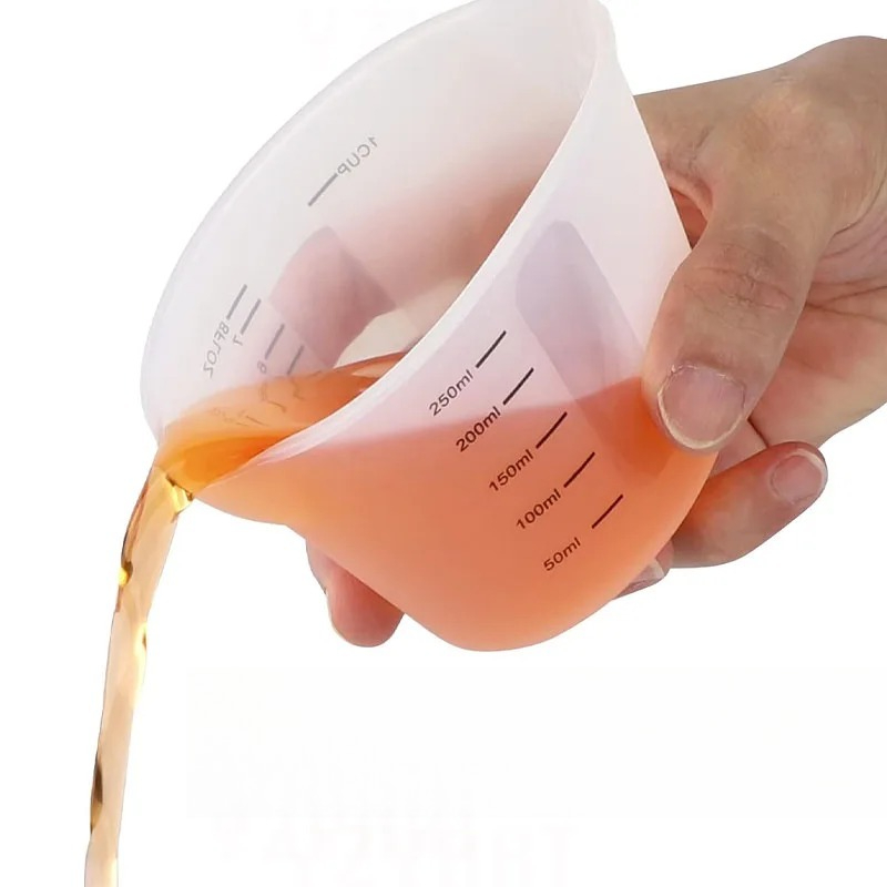 1pc Creative Simple 500ml /250 - đánh giá và giá Mixing Cup Silicone