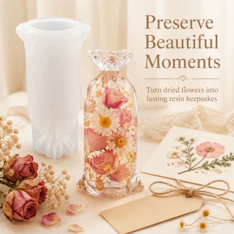Lucky Bag Resin Silicone Mould - đánh giá và giá Flower Preservation Resin