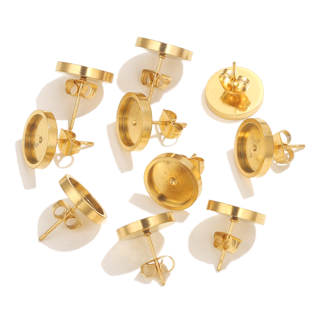 10pcs Stainless Steel Gold Ear - đánh giá và giá Resin Craft Kit