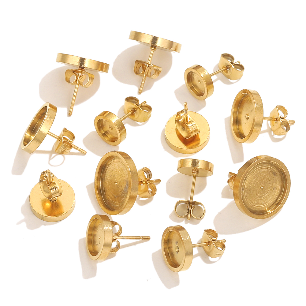 10pcs Stainless Steel Gold Ear - đánh giá và giá Resin Craft Kit